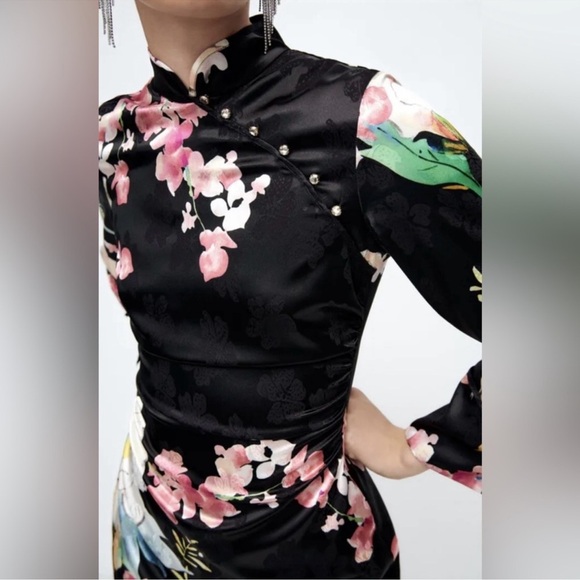 Zara floral print mini dress - Picture 5 of 5